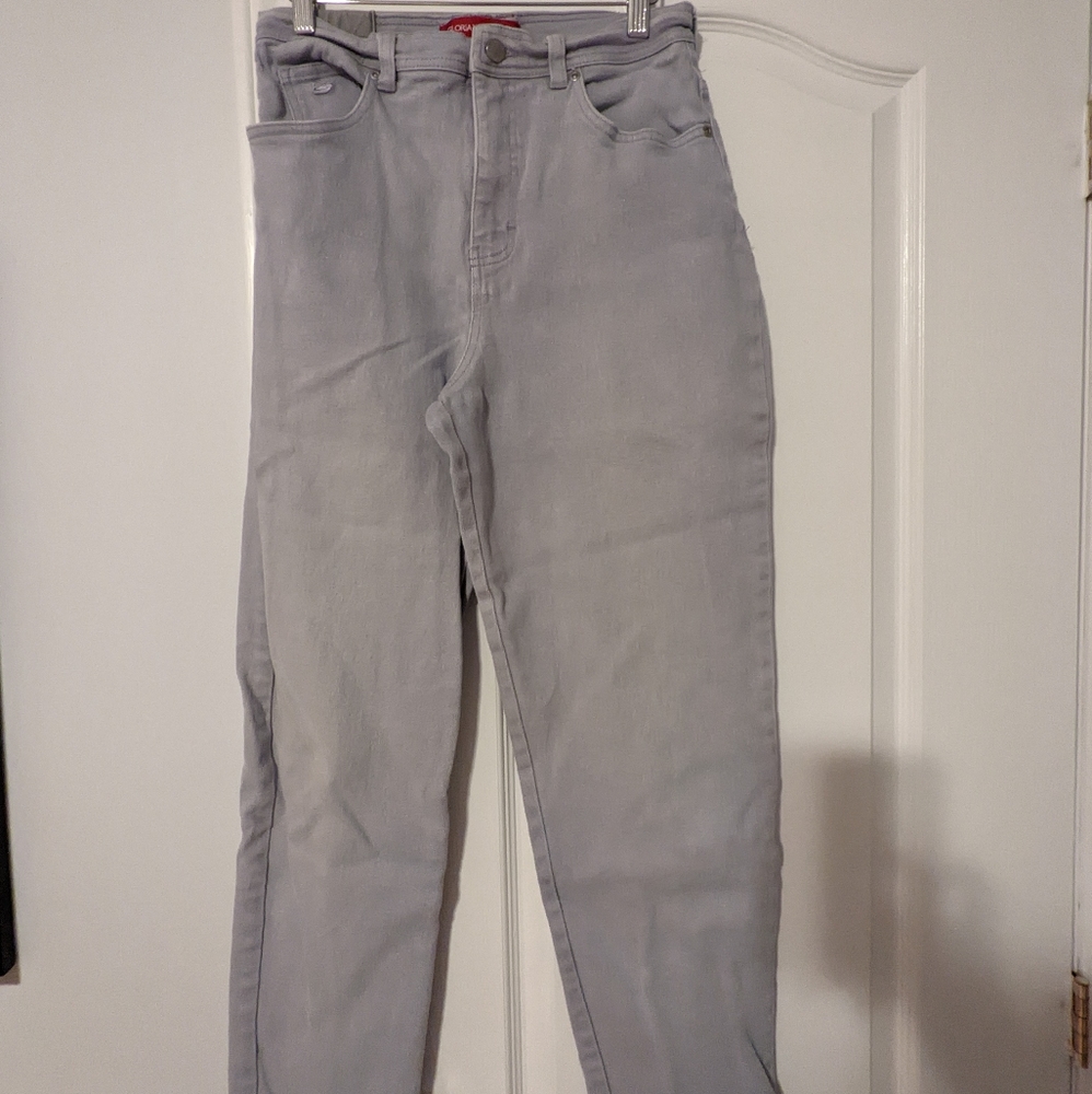Grey denim jeans